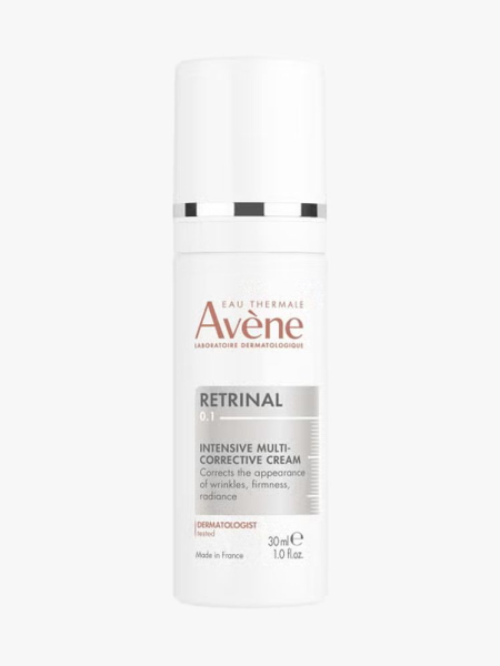 Avene RetrinAL 0.1 Intensive Cream in branded component on a light gray background
